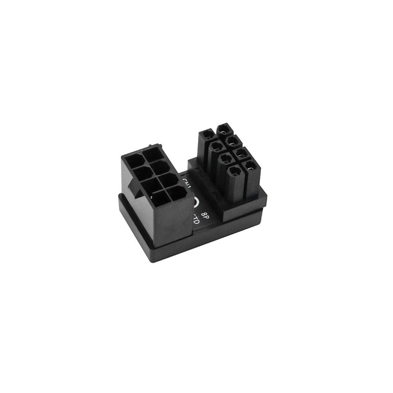 PH38A ATX 8Pin Adapter ATX 8Pin Female to 8Pin Male 180 Degree Angled Adapter for Desktops Graphics Card-picture-13