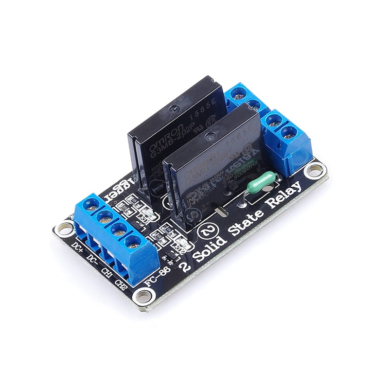 2 Channel 24V Relay Module Solid State Low Level SSR DC Control 250V 2A with Resistive Fuse-image-43