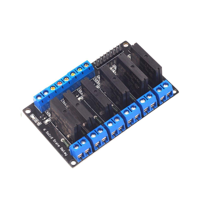 6 Channel 12V Relay Module Solid State Low Level SSR DC Control 250V 2A with Resistive-image-25