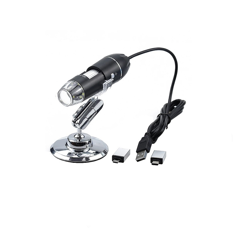 500X 3 in 1 USB Digital Microscope Camera Endoscope 8LED Magnifier with Stand 3-in-1 Type-c Electronic Magnifier Endoscope-picture-28