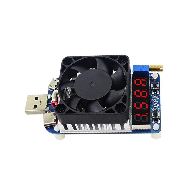RD HD35 Trigger QC2.0 QC3.0 Electronic USB Load Resistor Discharge Battery Test Adjustable Current Voltage 5A 35W-picture-21