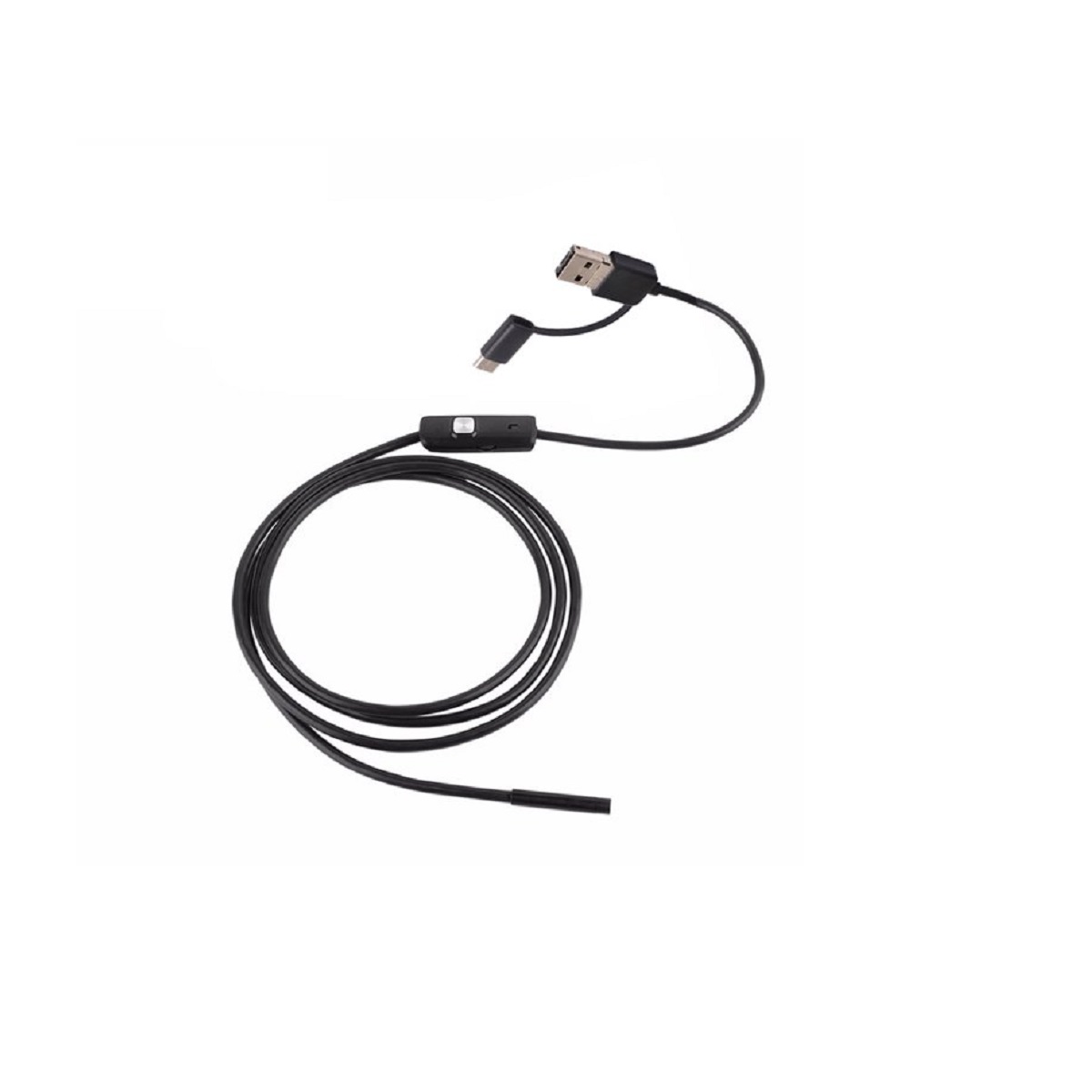 7mm 3 in 1 HD Android Mobile Phone Endoscope Camera with 1M Length Waterproof IP67 6 LEDs USB Inspection-image-3