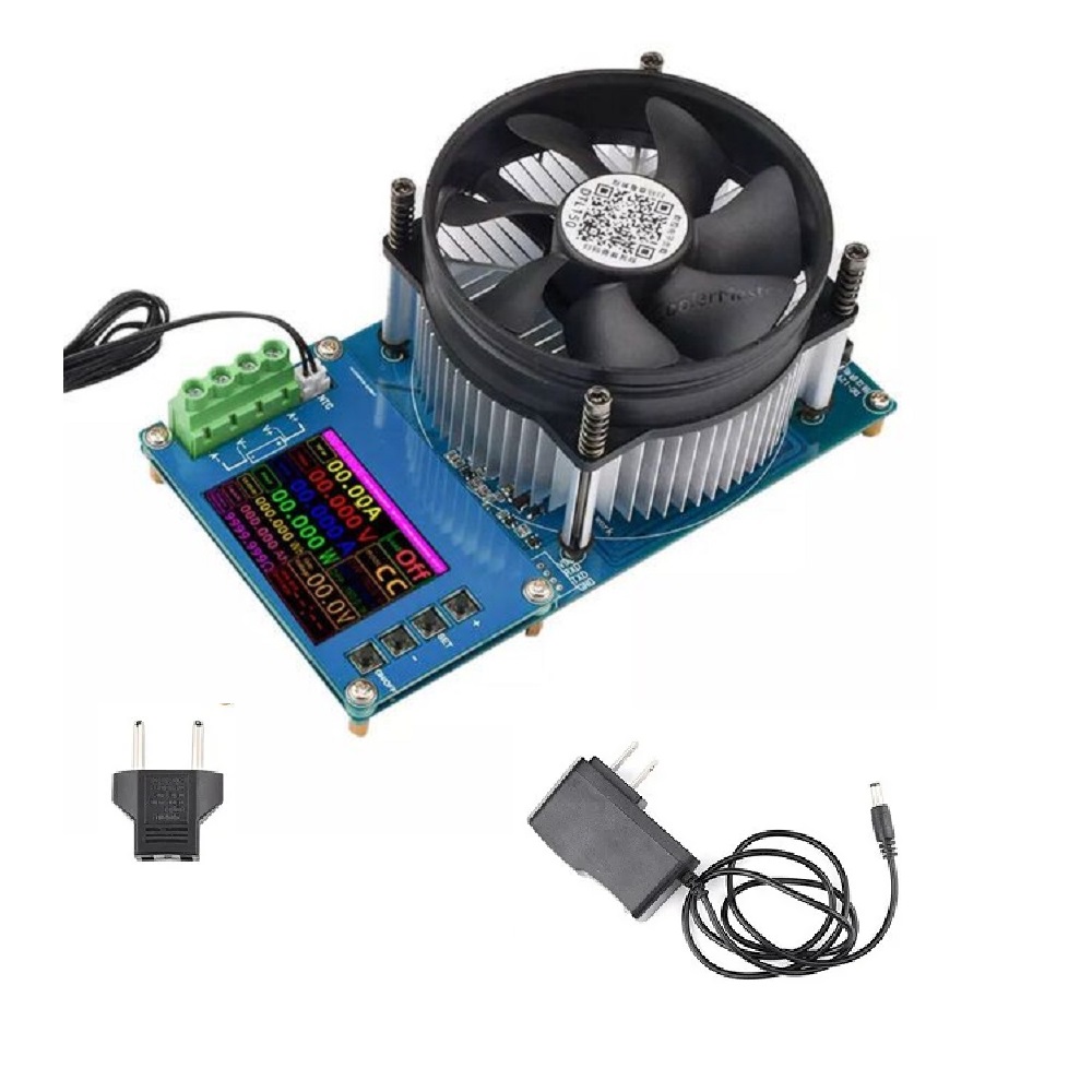 Black 2.4 Inch 150W DC Electronic Load Battery Tester Discharge Charge Power Supply Meter-picture-18