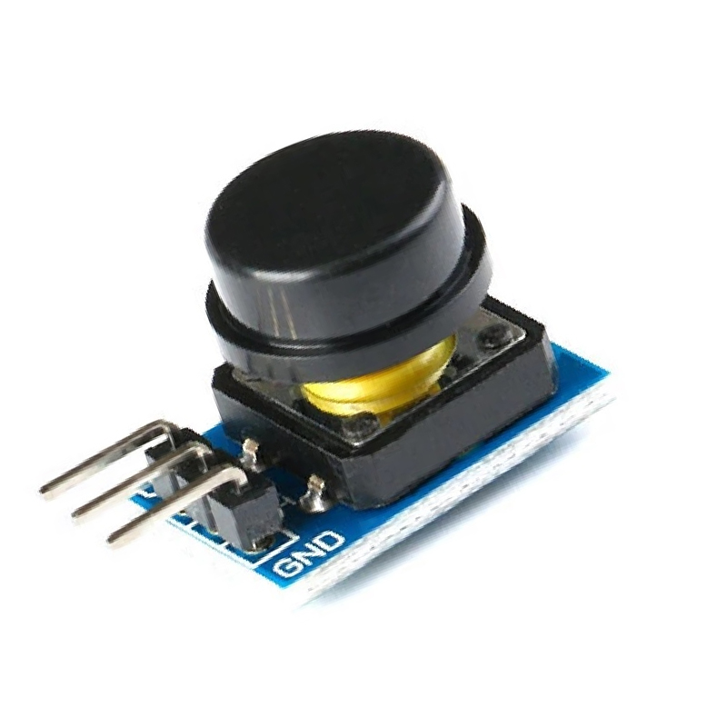 Black Electronic Building Blocks Big Key Button Module High Level Output-image-32
