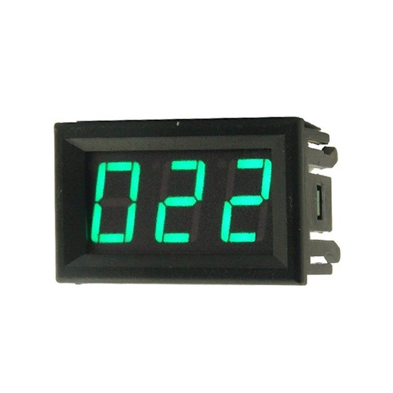 Green 0.56inch AC220V Two Wire AC Voltmeter 70V ~ 500V-image-39