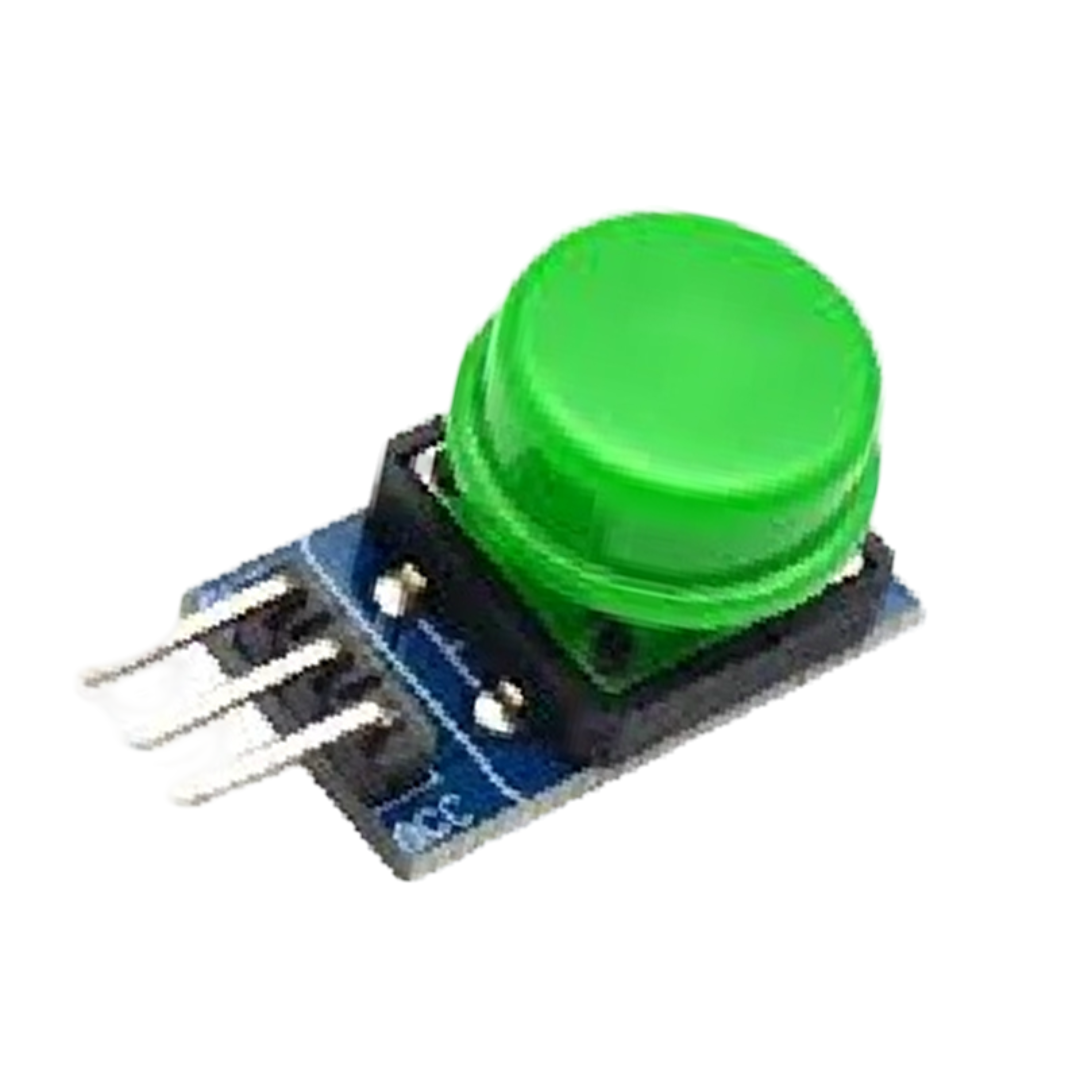 Green Electronic Building Blocks Big Key Button Module High Level Output-image-10