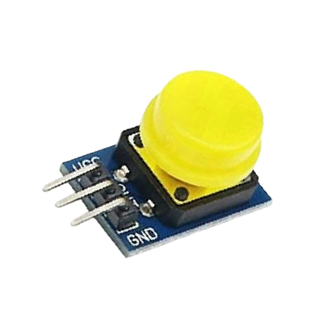 Yellow Electronic Building Blocks Big Key Button Module High Level Output-picture-28
