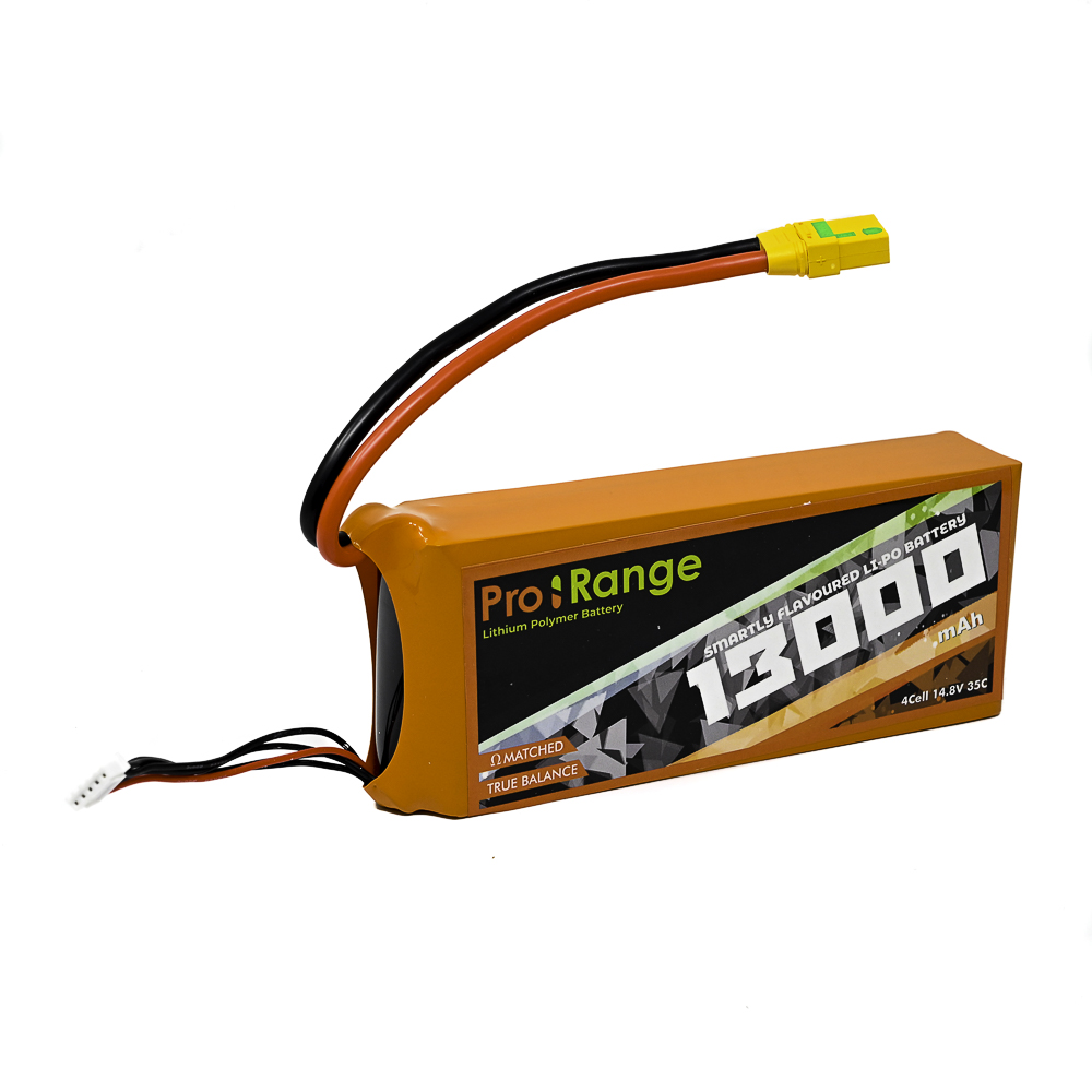Orange 14.8V 13000mAh 35C 4S Lithium Polymer Battery Pack-image-3