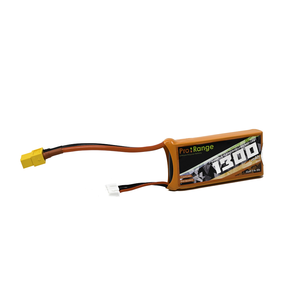 Pro-Range 7.4V 1300mAh 25C 2S Lithium Polymer Battery Pack-image-20