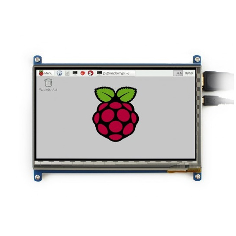 Waveshare 7inch Capacitive Touch Screen LCD (B) with Bicolor Case, 800?480, HDMI, Low Power-picture-37