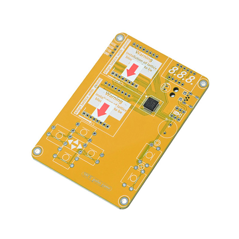 Pro-Range-Electronic DIY Kit MCU Computer Game Machine DIY Snake Electronic for Tetris/Snake/Plane/RacingDot Matrix Game Kit Electronica-picture-18