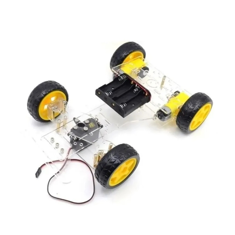 4 WD Single Layer Smart Car Chassis-picture-22