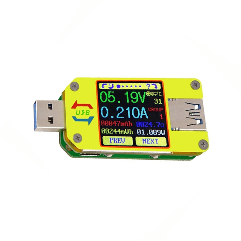 RD UM34 for APP USB 3.0 Type-C DC Voltmeter Ammeter Voltage Current Meter Battery Charge Measure Cable Resistance Tester （Without Communication Version）-picture-46