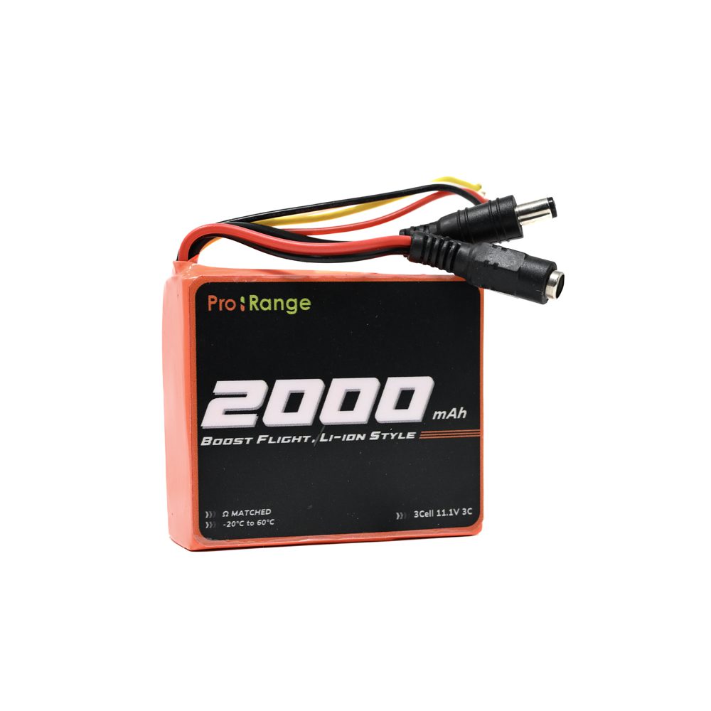 Pro-Range INR 18650 11.1V 2000mAh 3C 3S1P Li-Ion Battery Pack with DC Jack Male & Female-image-18