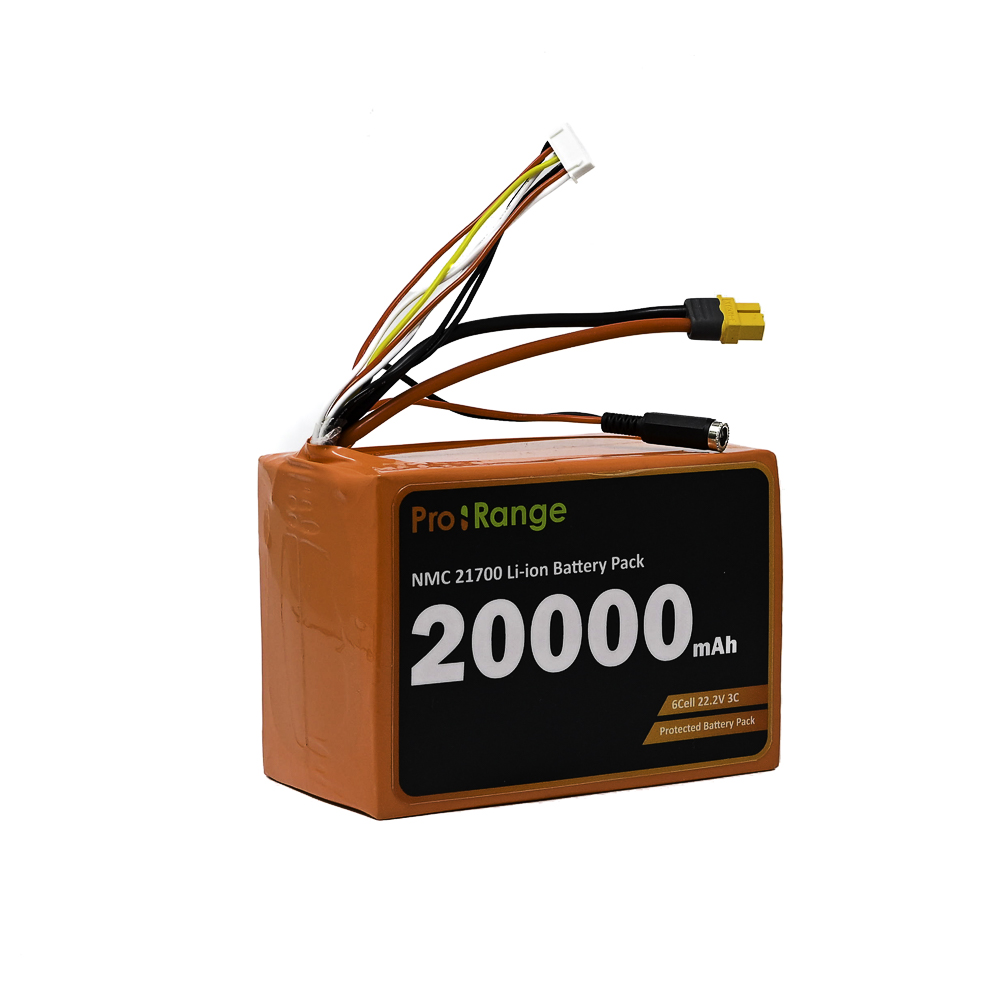 Pro-Range A Grade NMC N21700CG-50 22.2V 20000mAh 3C 6S4P Li-Ion Battery Pack-image-22