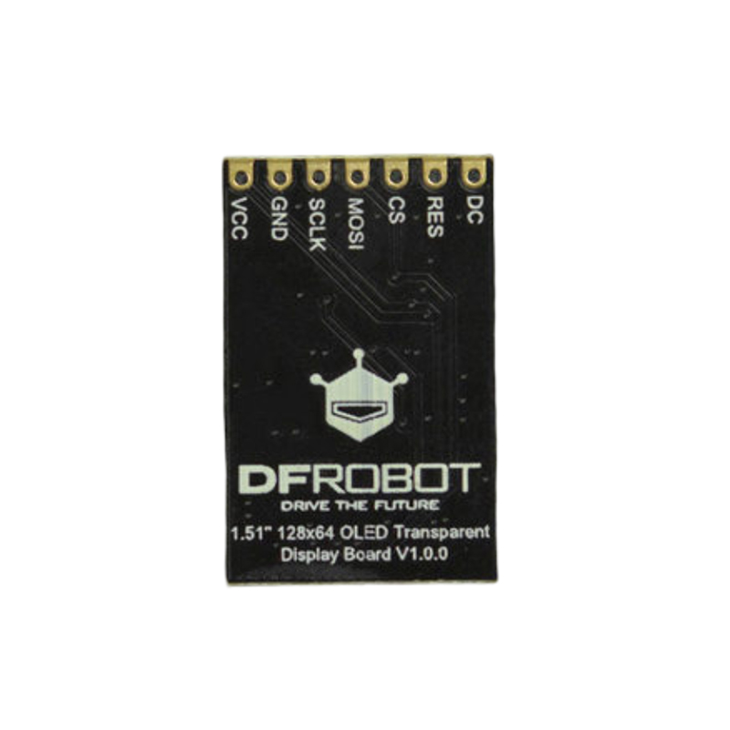 DFRobot Fermion: 1.51” OLED Transparent Display with Converter (Breakout)-image-11