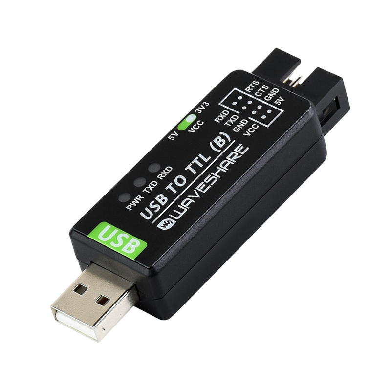 Waveshare Industrial USB TO TTL Converter, Original CH343G Onboard, Multi Protection & Systems Support-image-48