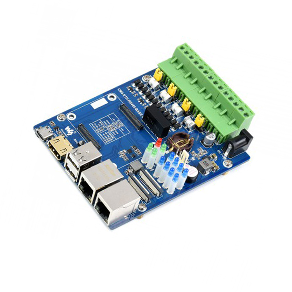 Waveshare Dual ETH Quad RS485 Base Board (B) for Raspberry Pi Compute Module 4-image-4