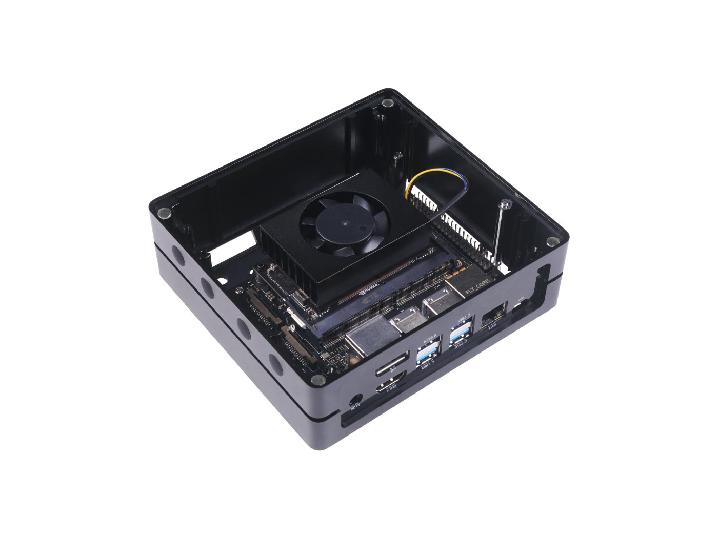 Seeed Studio reComputer Jetson-20-1-H2 Edge AI Device with Jetson Xavier NX Module Aluminium Case Pre-installed JetPack (No Adapter)-image-4