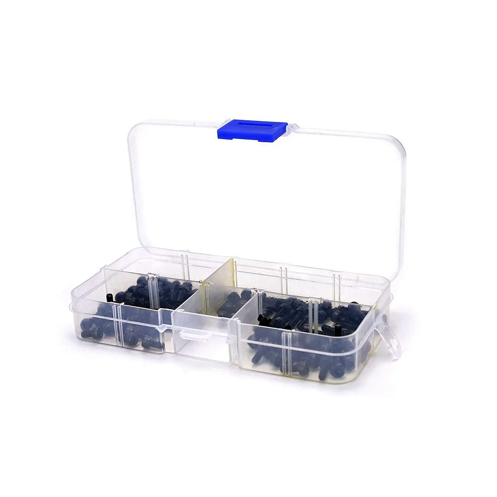100pcs M3 12.9 Grade Alloy Steel Hex Bolt Socket Head Cap Screws Kit-image-12