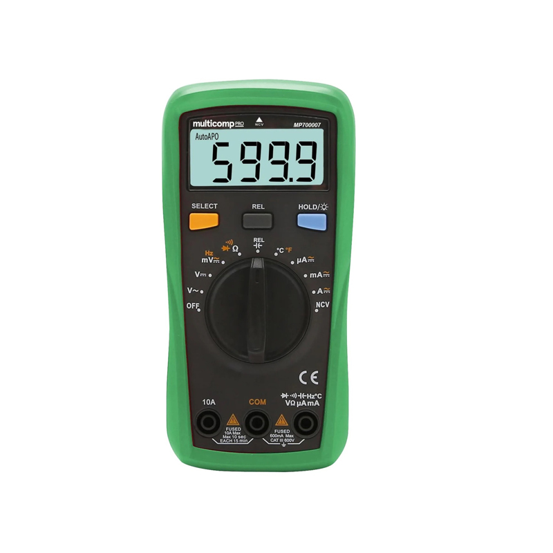 MULTICOMP PRO MP730007 Auto 10A 600V Handheld Digital Multimeter-image-46