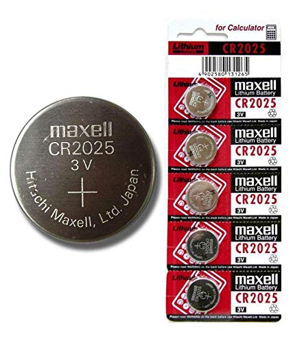 Maxell CR2025 3V Lithium Coin Battery (5 Pieces)-image-13