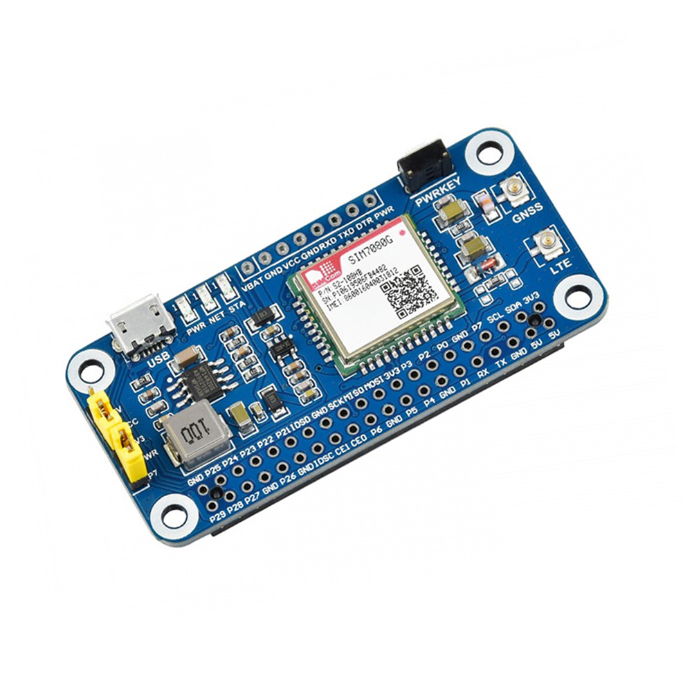 Waveshare NB-IoT / Cat-M(eMTC) / GNSS HAT for Raspberry Pi, Globally Applicable-picture-44