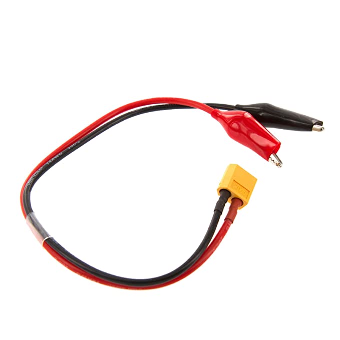 SafeConnect XT-60 Male Connector to Alligator/Crocodile Connector Battery Adapter 14AWG 15cm Cable-picture-17