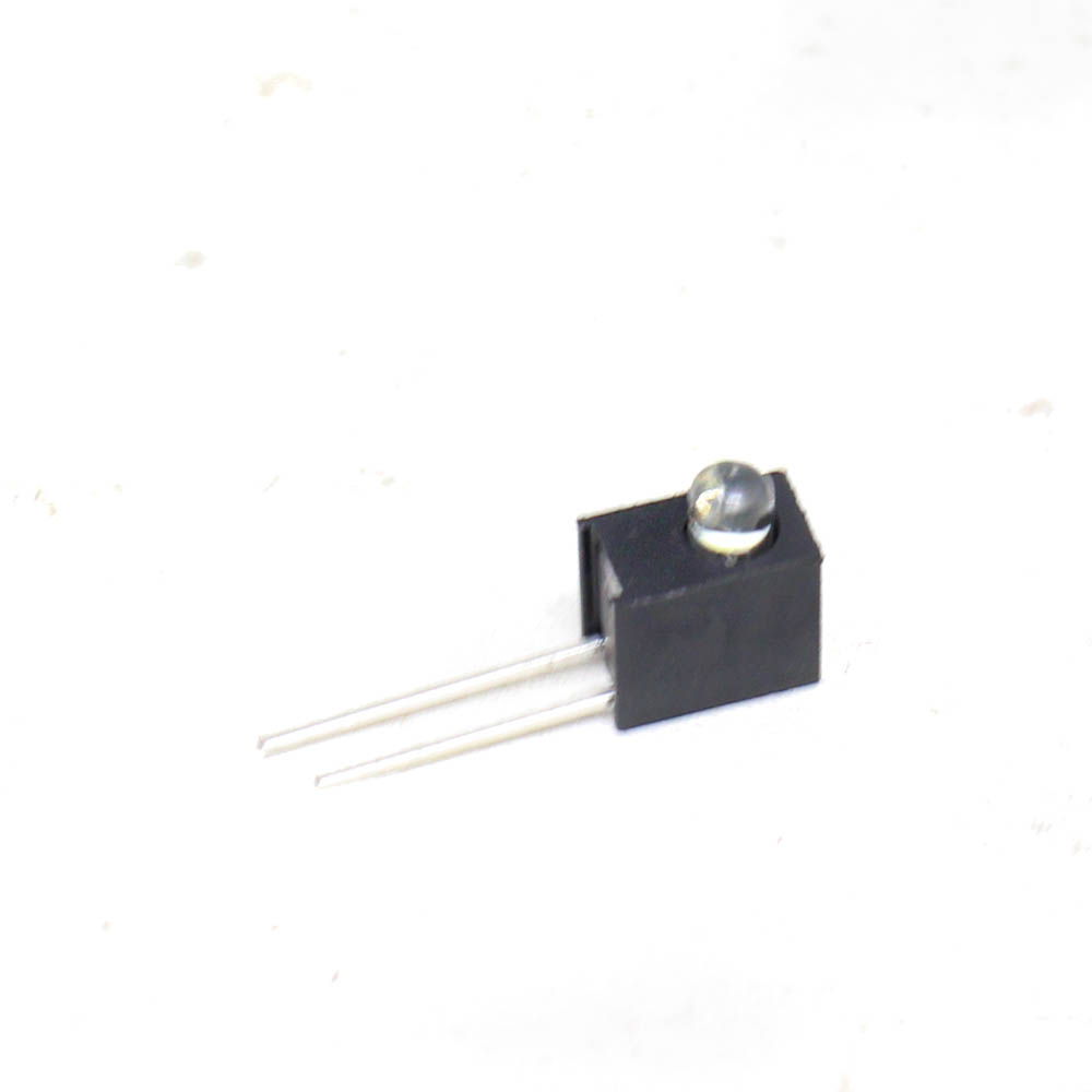 White 3MM Single Hole LED Light Holder with Light (Pack of 10)-picture-17