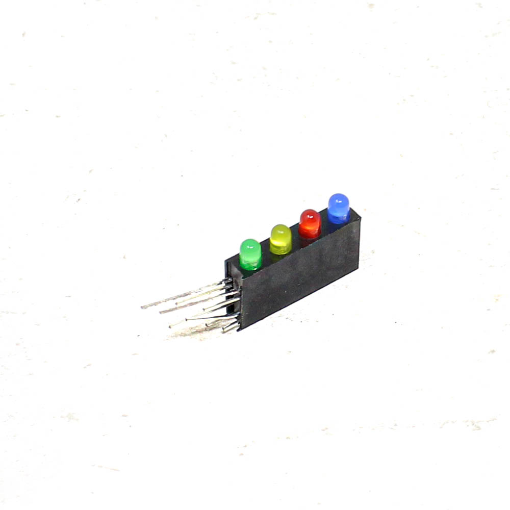3MM Four Hole Lamp Holder with Light （Blue+Red+Yellow+Green Left + Right -）(Pack of 5)-image-18