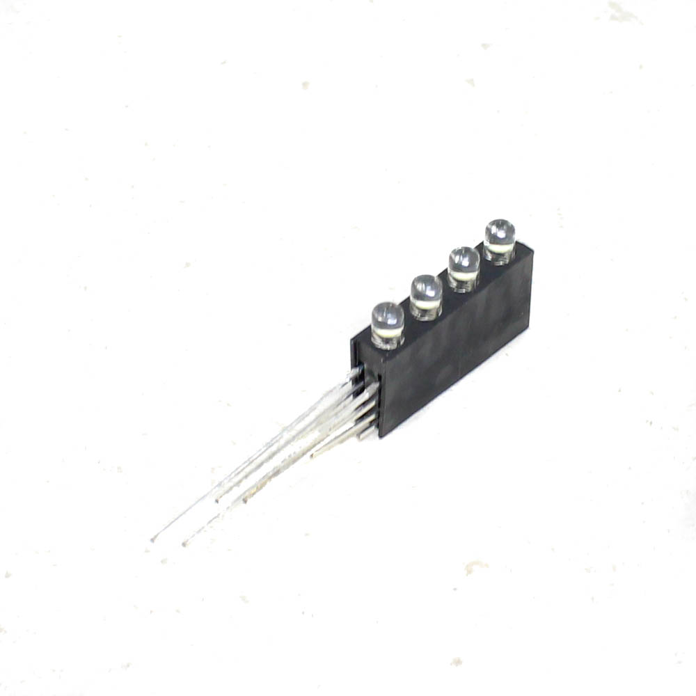 3MM Four Hole Lamp Holder with White color LED (Pack of 5)-image-14