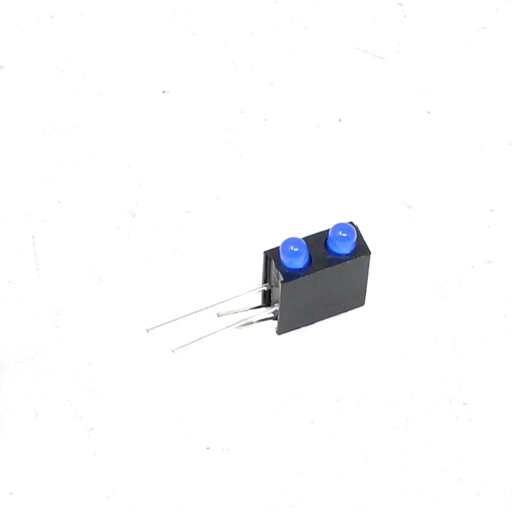 3MM Double Hole Lamp Holder with Blue color Light (Pack of 10)-picture-52