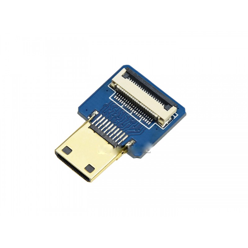Waveshare Straight Mini HDMI to FFC 20PIN 0.5Pitch Female Adapter for DIY MINI HDMI Cable-picture-15