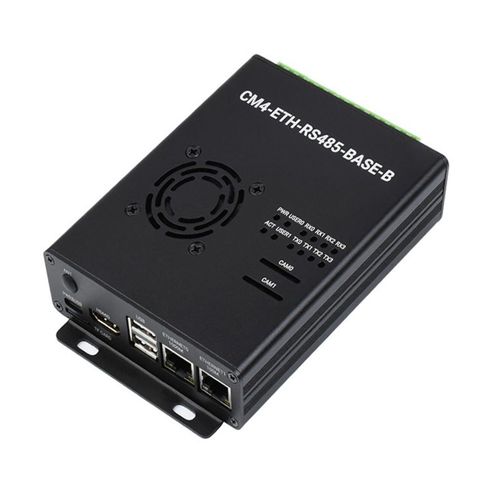 Waveshare Dual ETH Mini-Computer For Raspberry Pi Compute Module 4 (Without Power Adapter)-picture-11