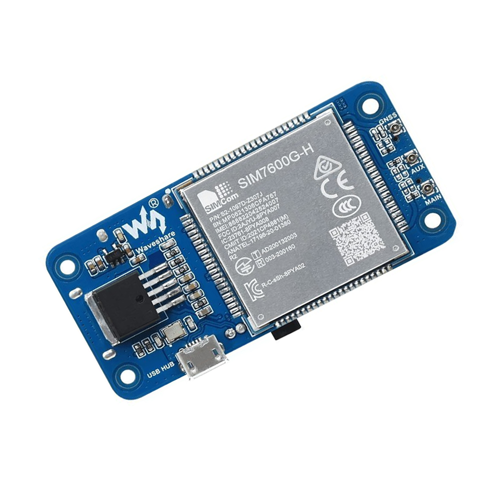 Waveshare SIM7600G-H 4G HAT (B) for Raspberry Pi, LTE Cat-4 4G / 3G / 2G Support-picture-26