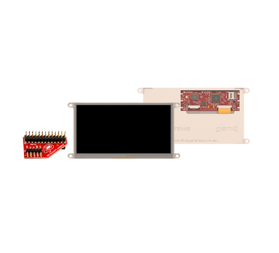 4D System 7.0" gen4 LCD pack compatible with Raspberry Pi-image-6