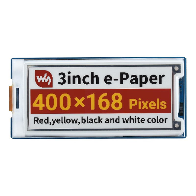 Waveshare 3inch E-Paper Display Module (G), 400×168, Red/Yellow/Black/White-picture-21