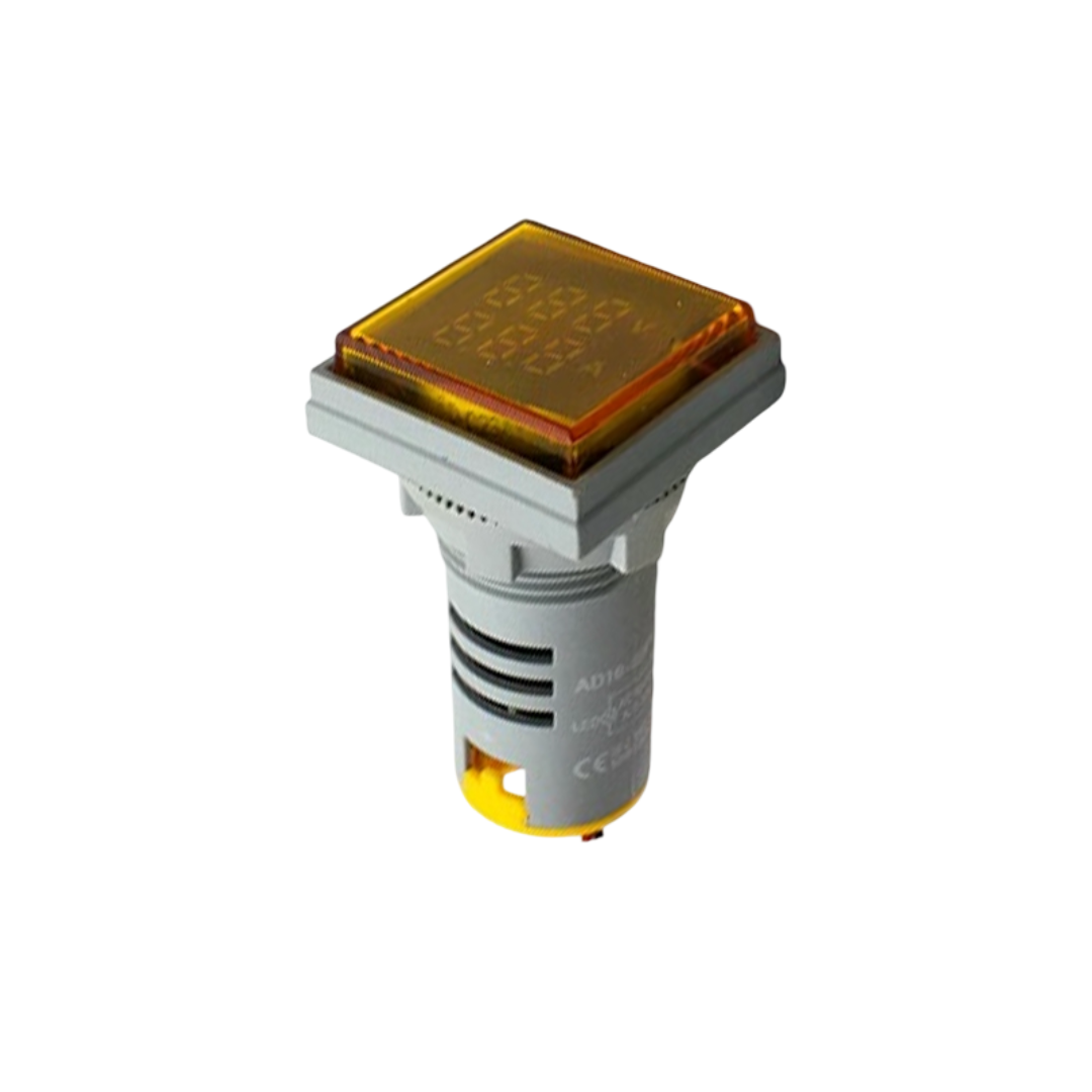 Yellow AC20-500V 0-100A 22mm AD16-22FVA Square LED Voltage and Current Dual Display Indicator with Transformer-picture-16