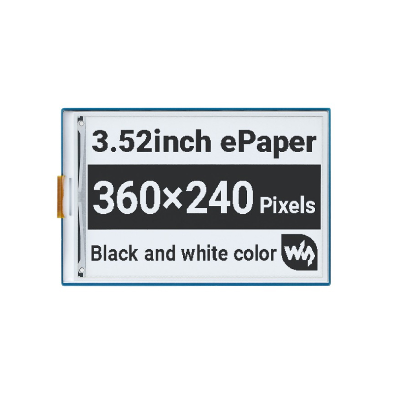 Waveshare 3.52inch e-Paper HAT 360×240 SPI Interface-picture-15