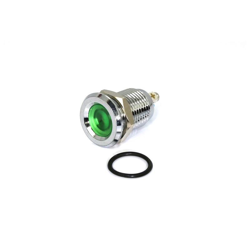 Green 3-9V 12mm LED Metal Indicator Light-picture-25