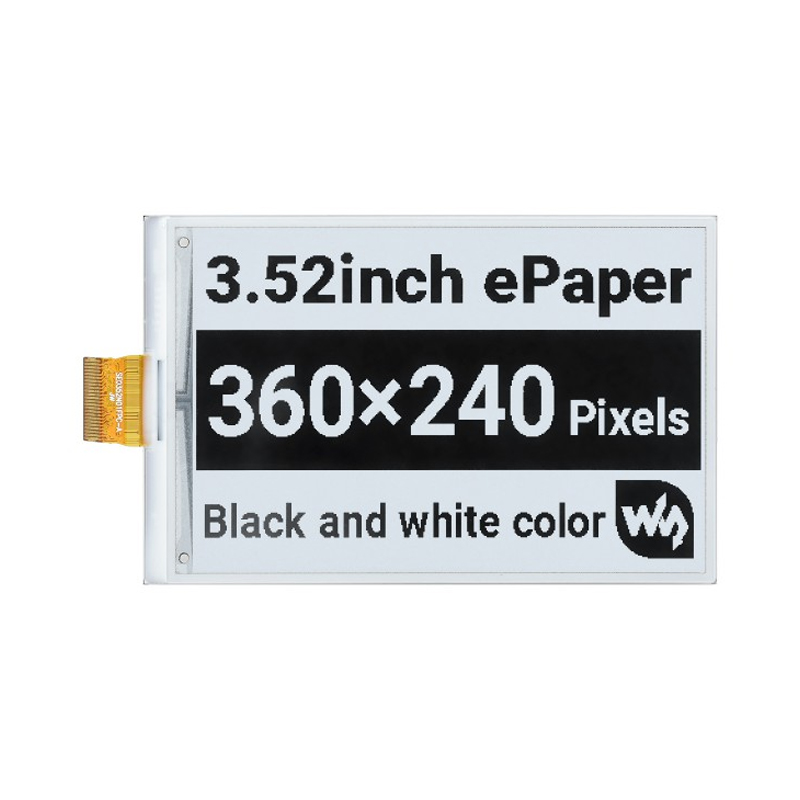 Waveshare 3.52inch e-Paper Display 360 × 240 SPI Interface-picture-14