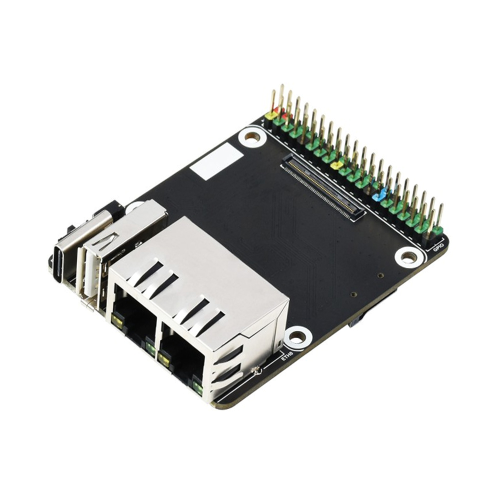 Waveshare Mini Dual Gigabit Ethernet Base Board Designed for Raspberry Pi Compute Module 4-picture-20