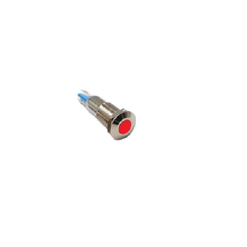 Red 3-9V 8mm LED Metal Indicator Light-picture-17