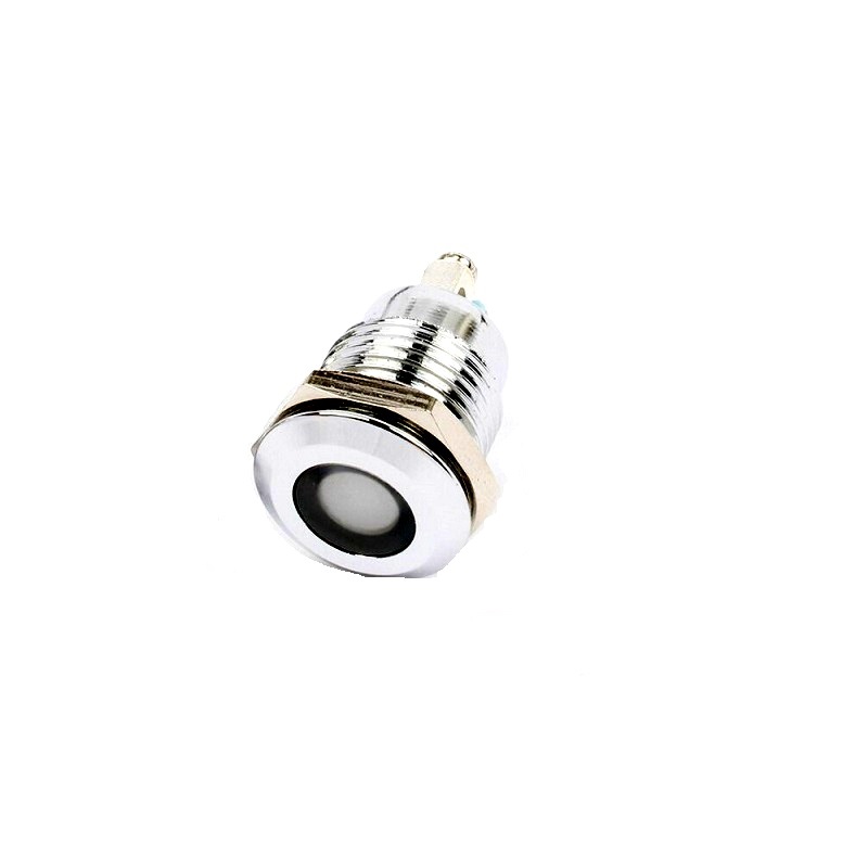 White 10-24V 16mm LED Metal Indicator Light-picture-36