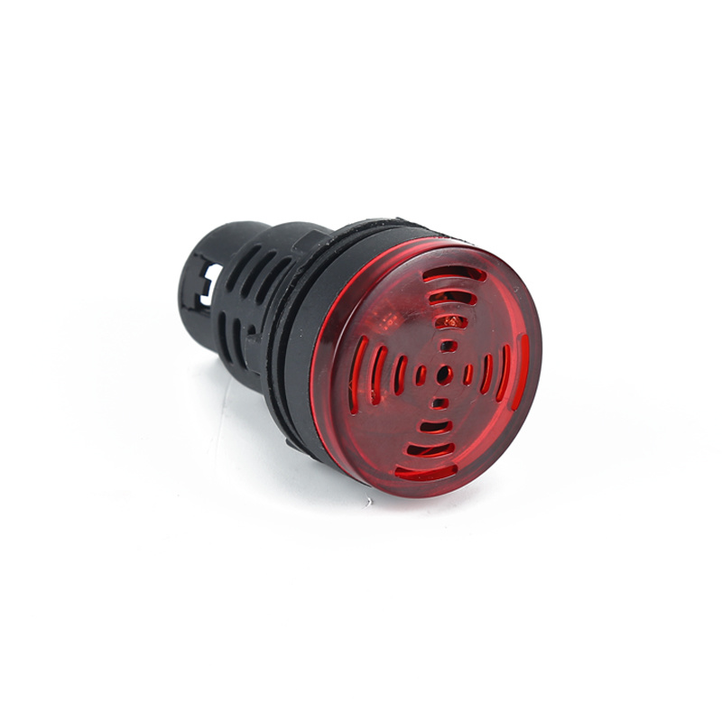 Red AC/DC24V 30mm AD16-30SM LED Signal Indicator Built-in Buzzer-image-12