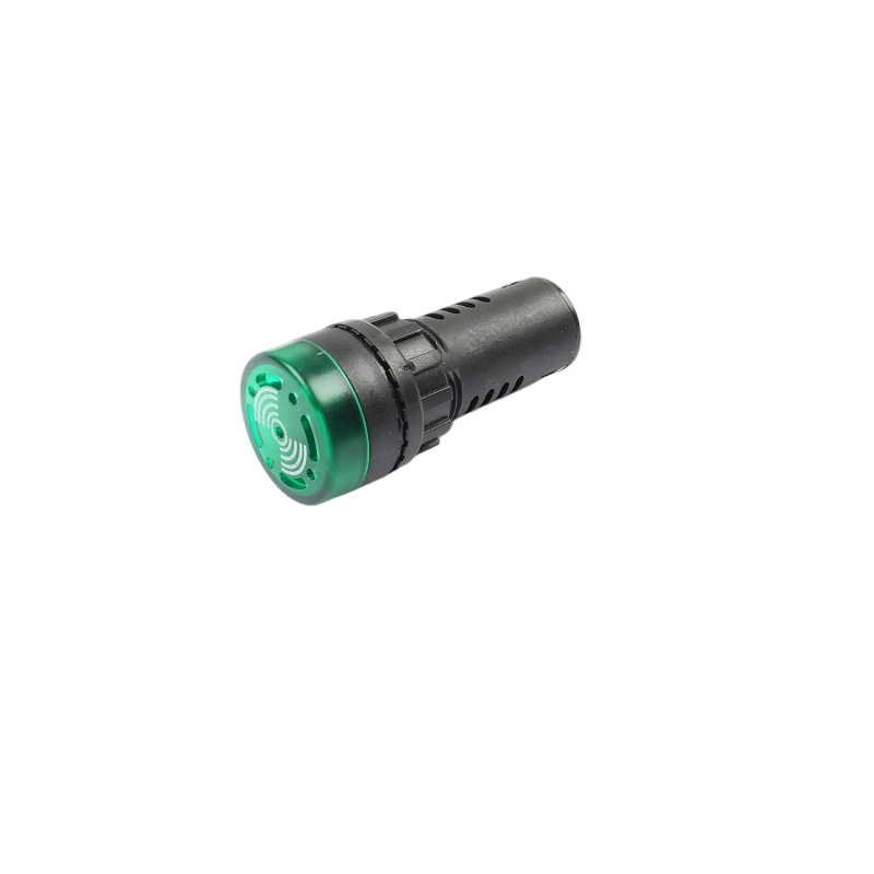 Green AC220V 16mm AD16- 16SM LED Signal Indicator Built-in Buzzer-picture-46