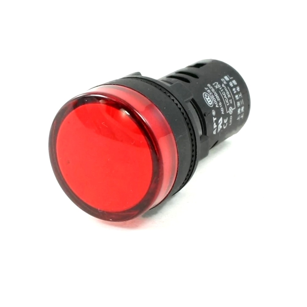 Red AC220V 30mm AD16- 30DS LED Power Pilot Signal Indicator Lamp-picture-23