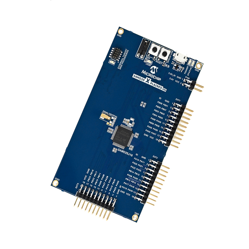 MICROCHIP ATSAMD20-XPRO Evaluation Kit, SAM D20 Xplained Pro Processor Based MCU, Mechanical Buttons, Extension Headers-picture-20