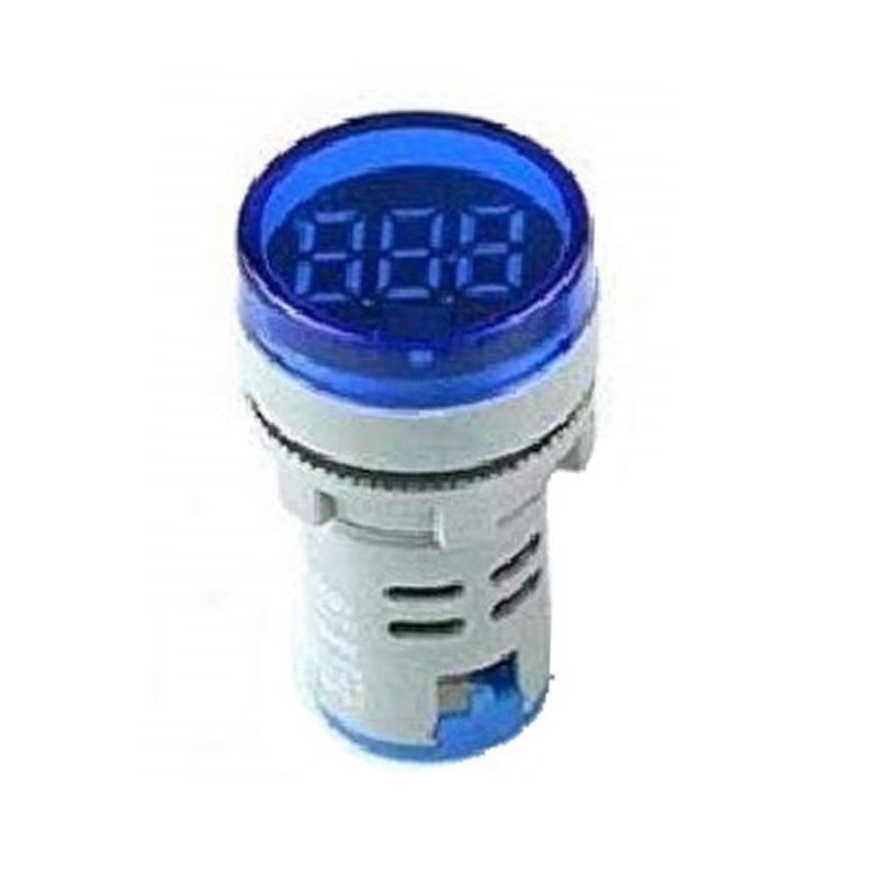 Blue -20~199℃ 22mm AD16-22TM(AD101-22TM) Round LED Temperature Indicator Light-picture-14