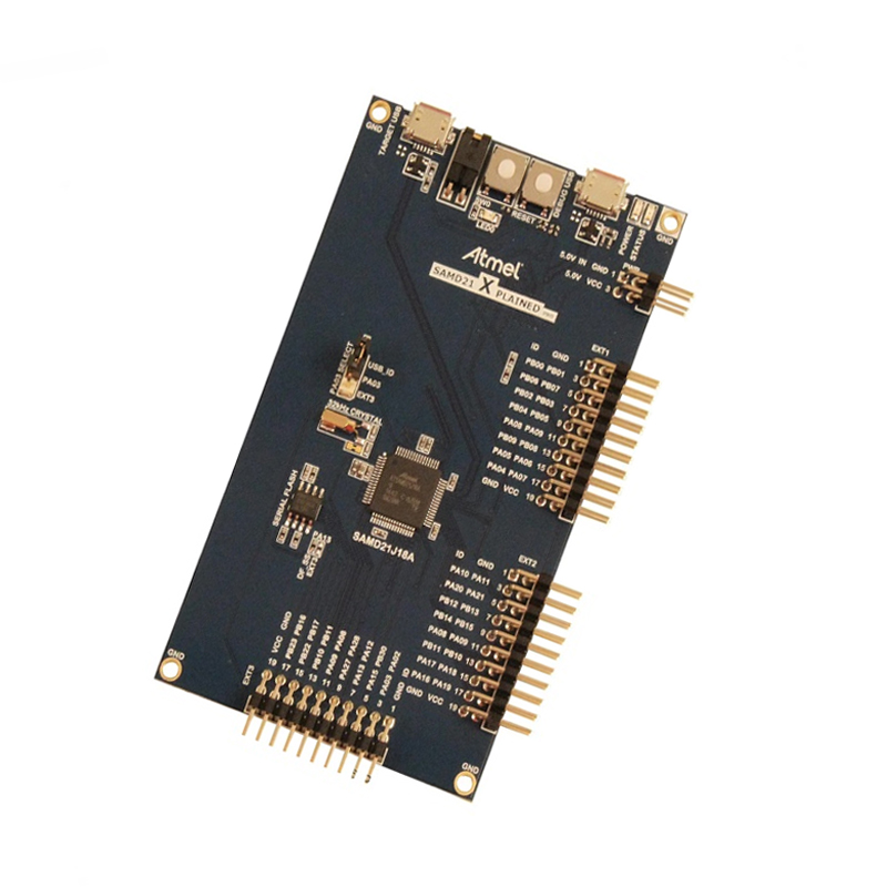 MICROCHIP ATSAMD21-XPRO Evaluation Kit, SAM D21 ARM® Cortex®-M0+ MCU, On-Board Debugger-picture-26
